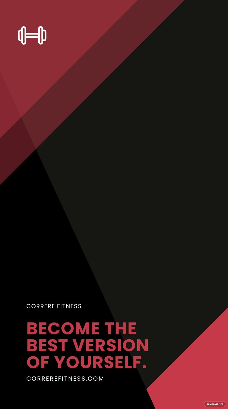 Fitness Motivation Snapchat Geofilter Template