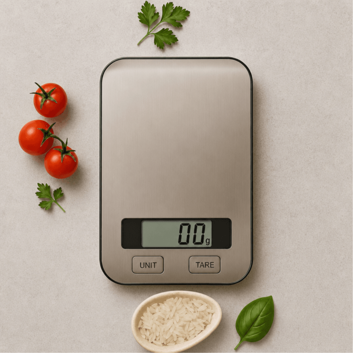 Digital Food Scales Flat Lay - AI Flat Lay Generator, Create Flat Lay Designs Online Digital Food Scales Flat Lay - AI Flat Lay Generator, Create Flat Lay Designs Online