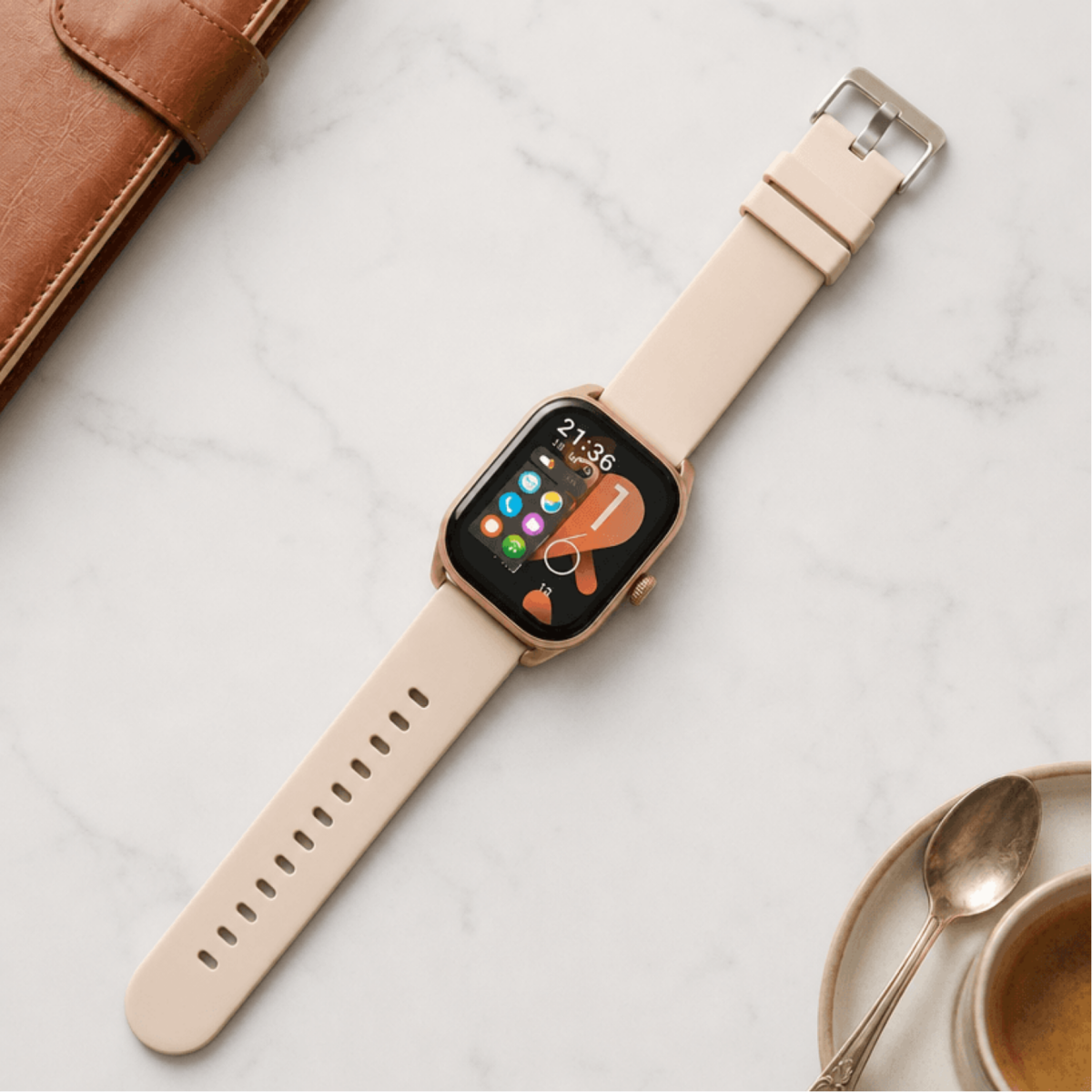 Smartwatch Flat Lay - AI Flat Lay Generator, Create Flat Lay Designs Online Smartwatch Flat Lay - AI Flat Lay Generator, Create Flat Lay Designs Online