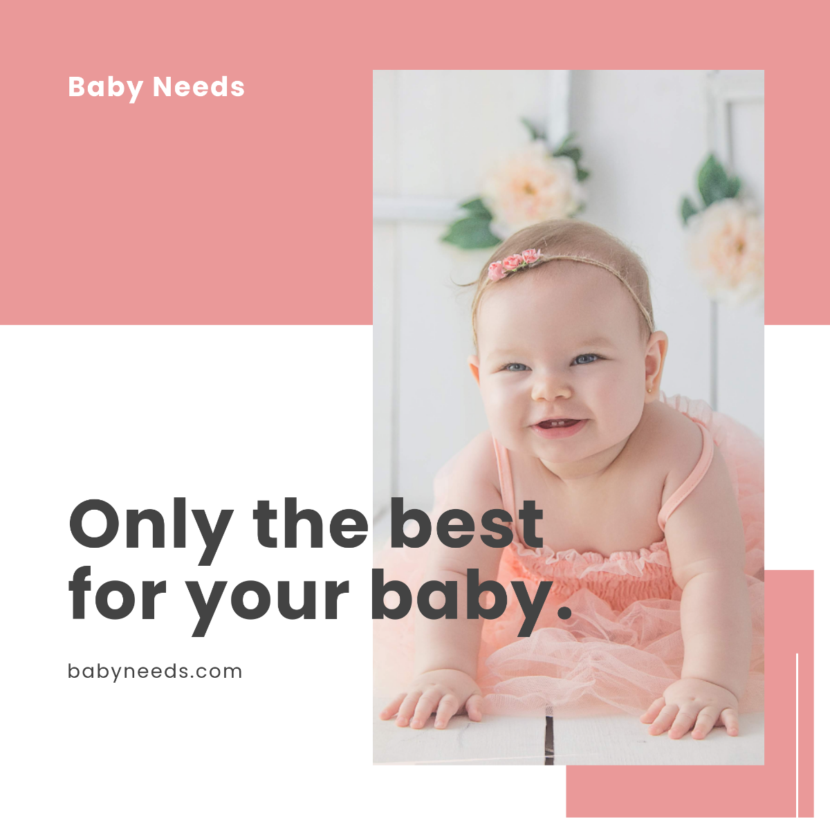 Free Baby Store Instagram Ad Template to Edit Online