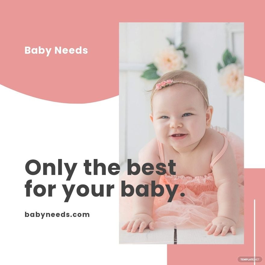 Baby Store Instagram Ad Template