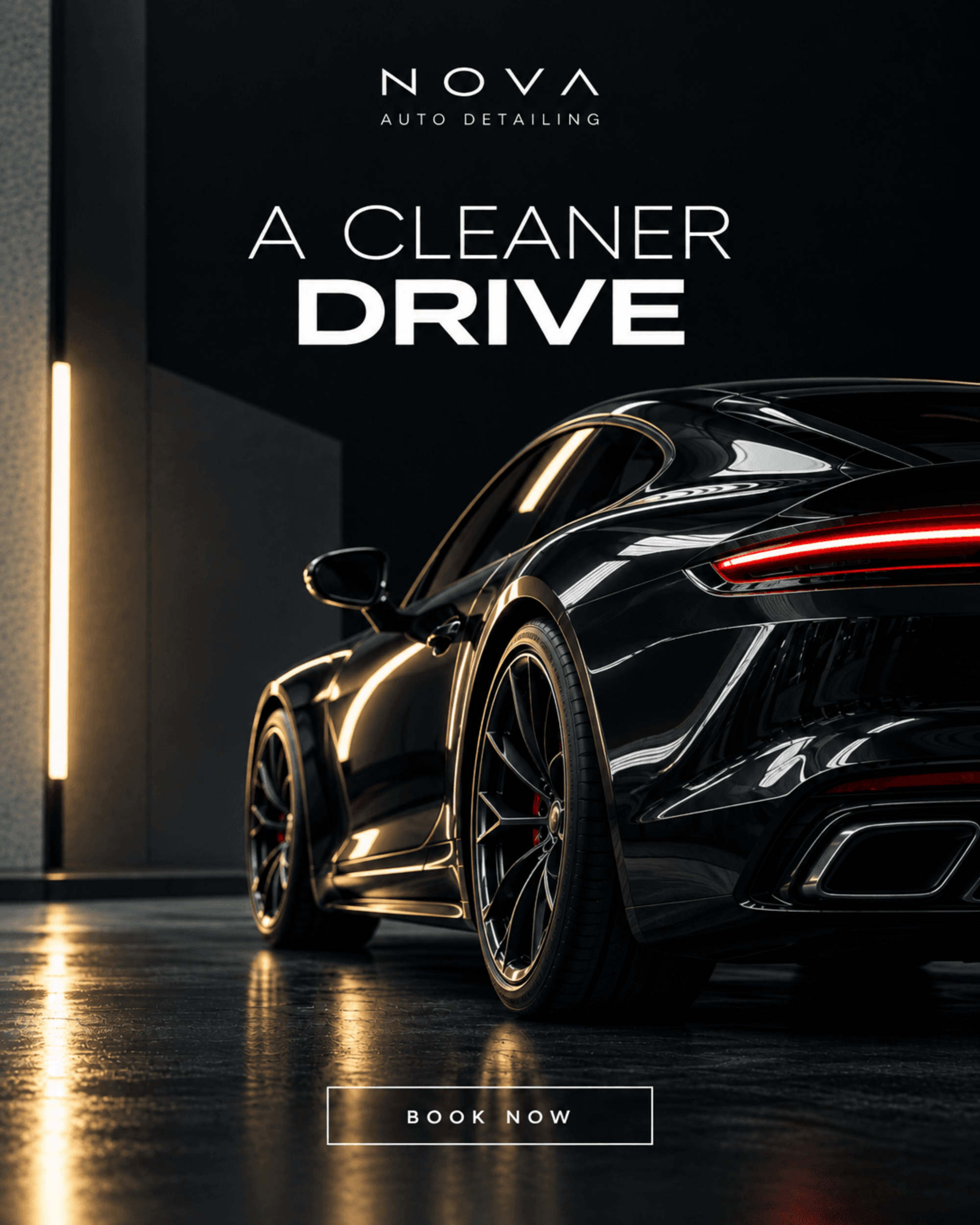 Auto Detailing Service Poster - AI Poster Generator, Free Poster Maker