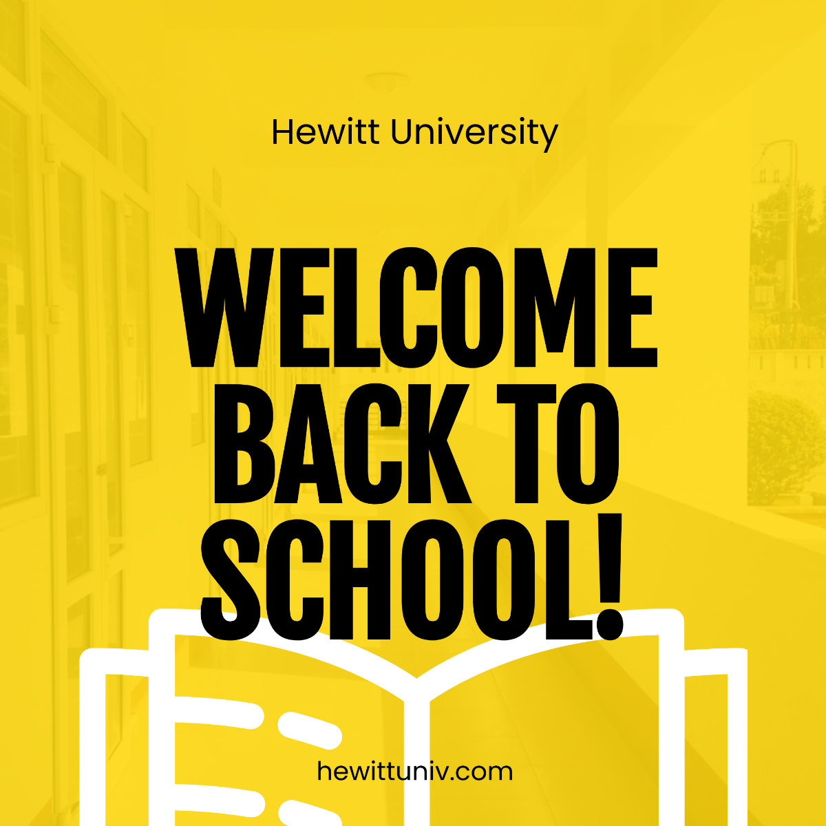 Free Back To School Instagram Ad Template