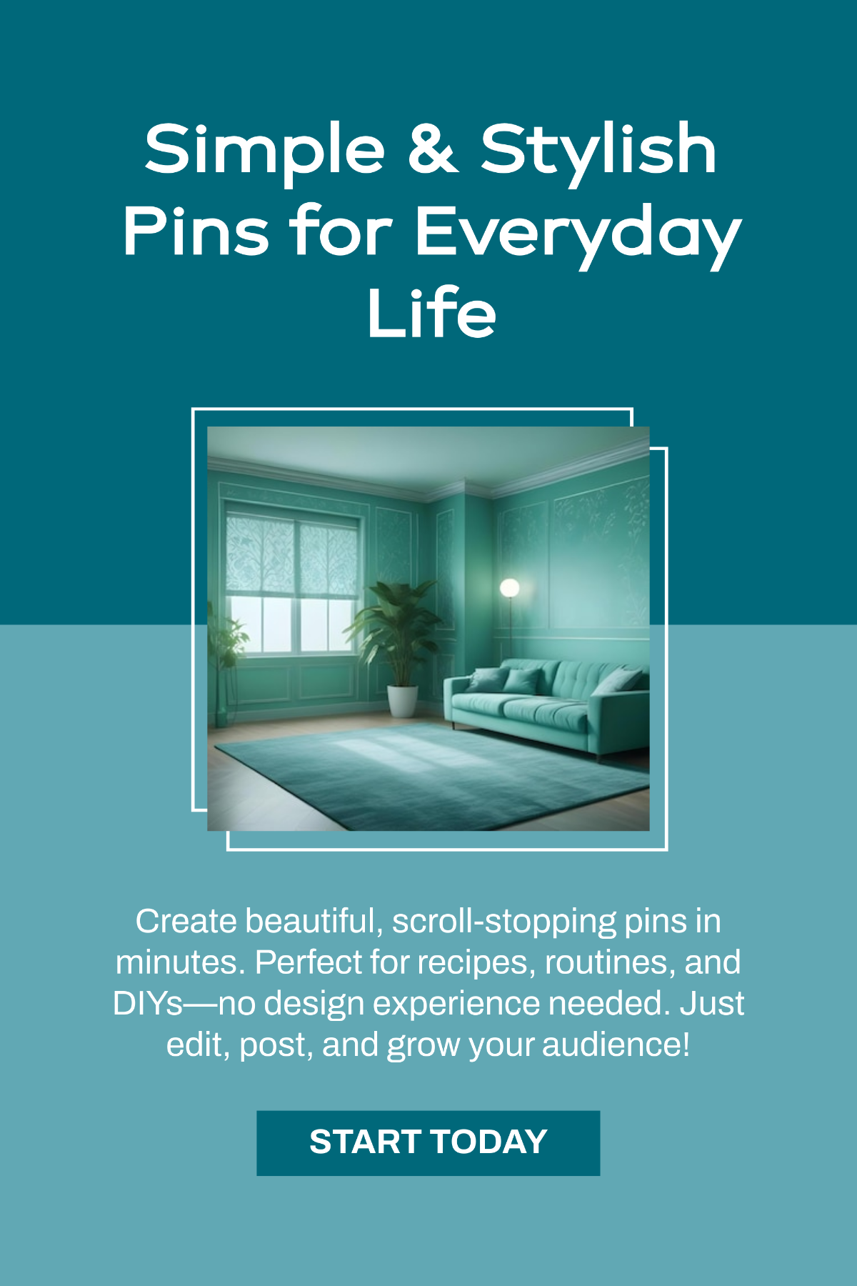 Free Basic Homemakers Pinterest Pin Template to Edit Online