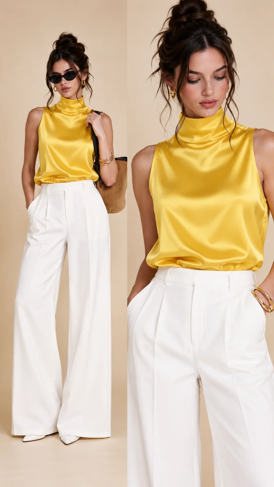 Sleeveless Blouse Virtual Try-On Template to Edit Online