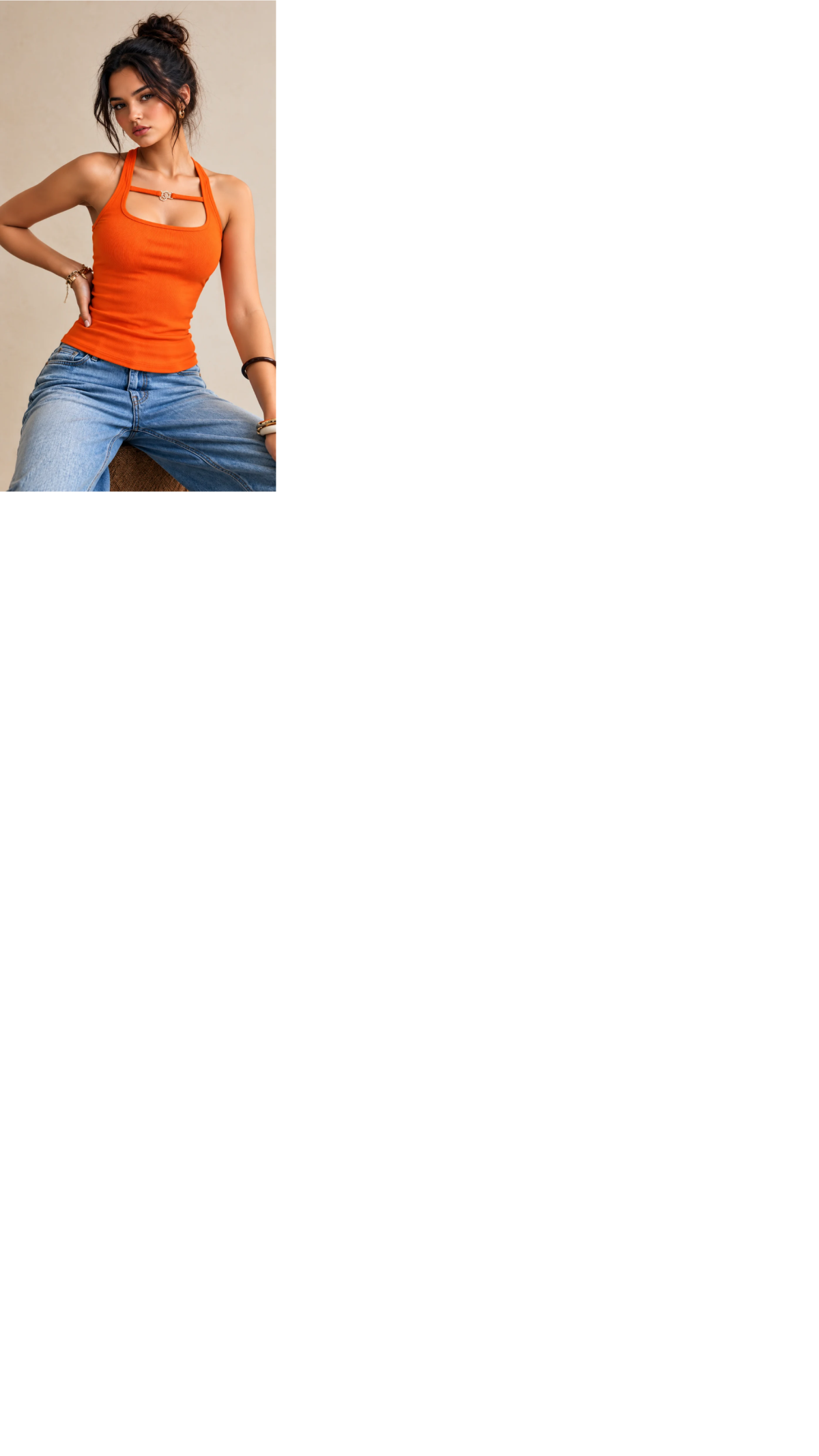 Halter Top Virtual Try-On to Edit Online