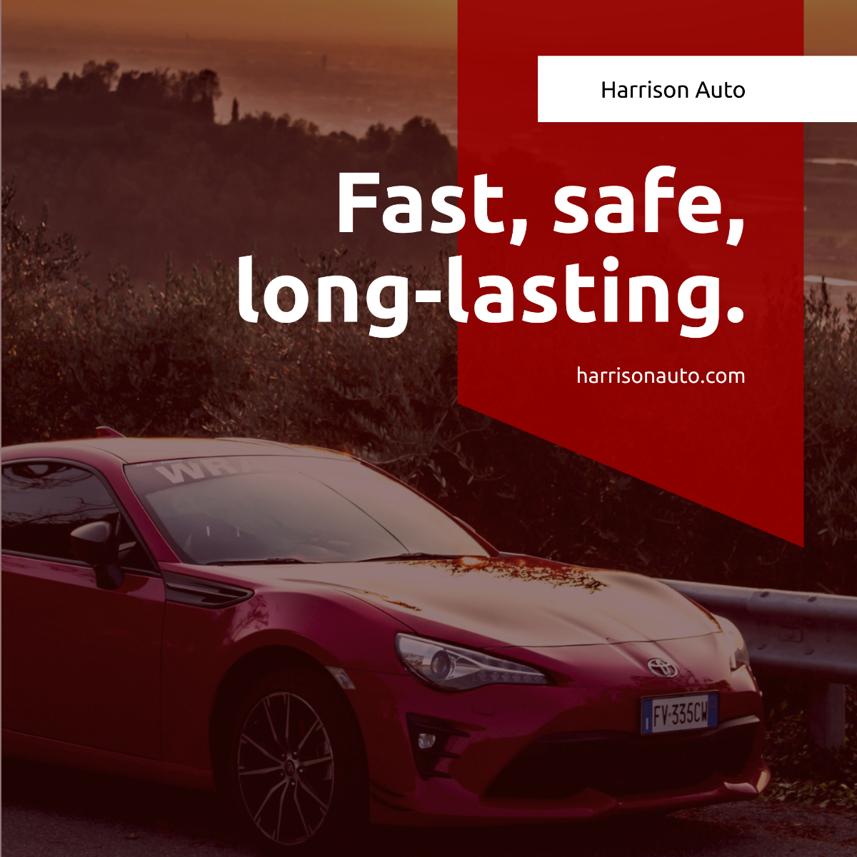 Automotive Instagram Ad Template
