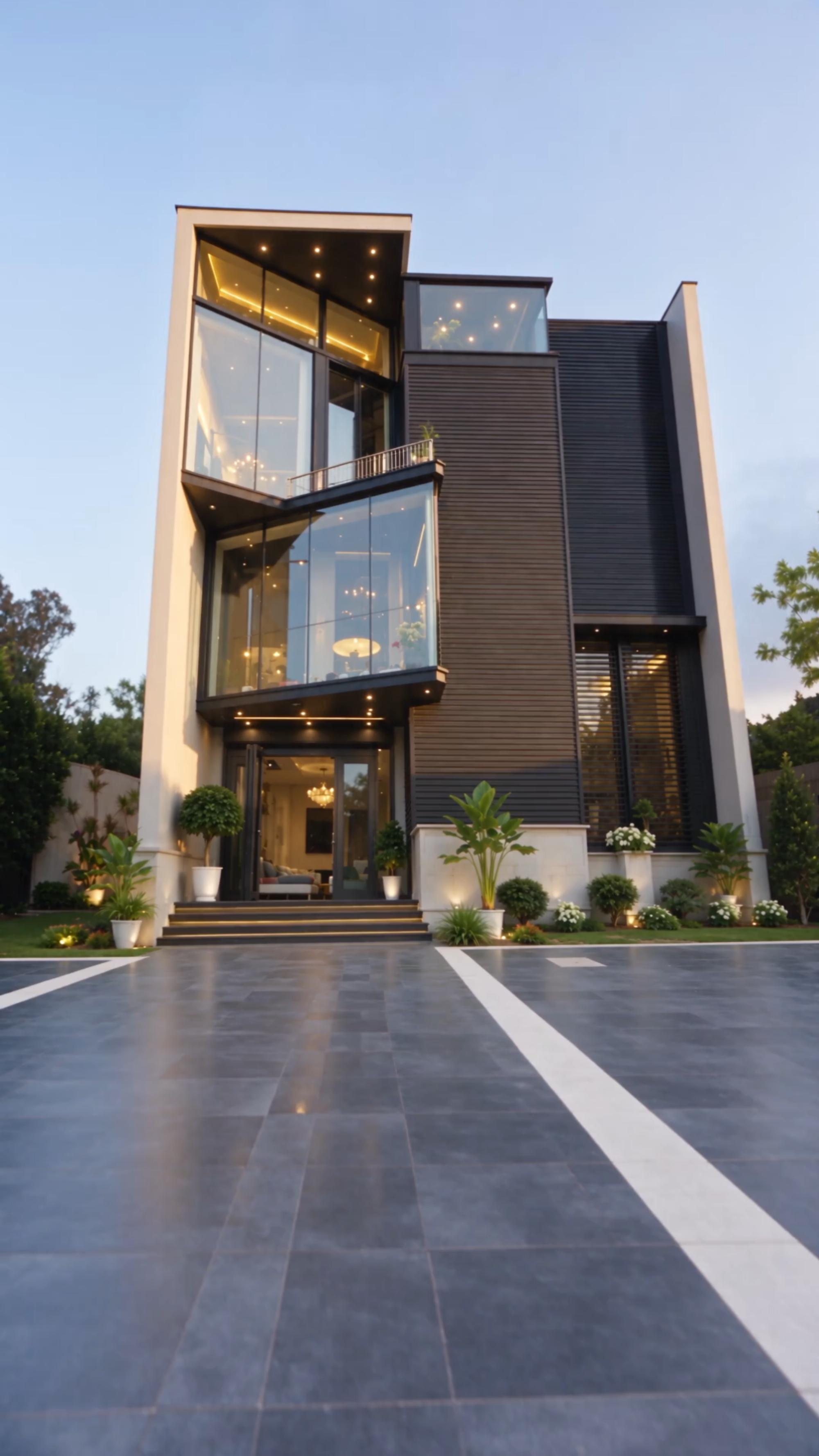 Day-to-Night Property Transformation AI Video Template to Download