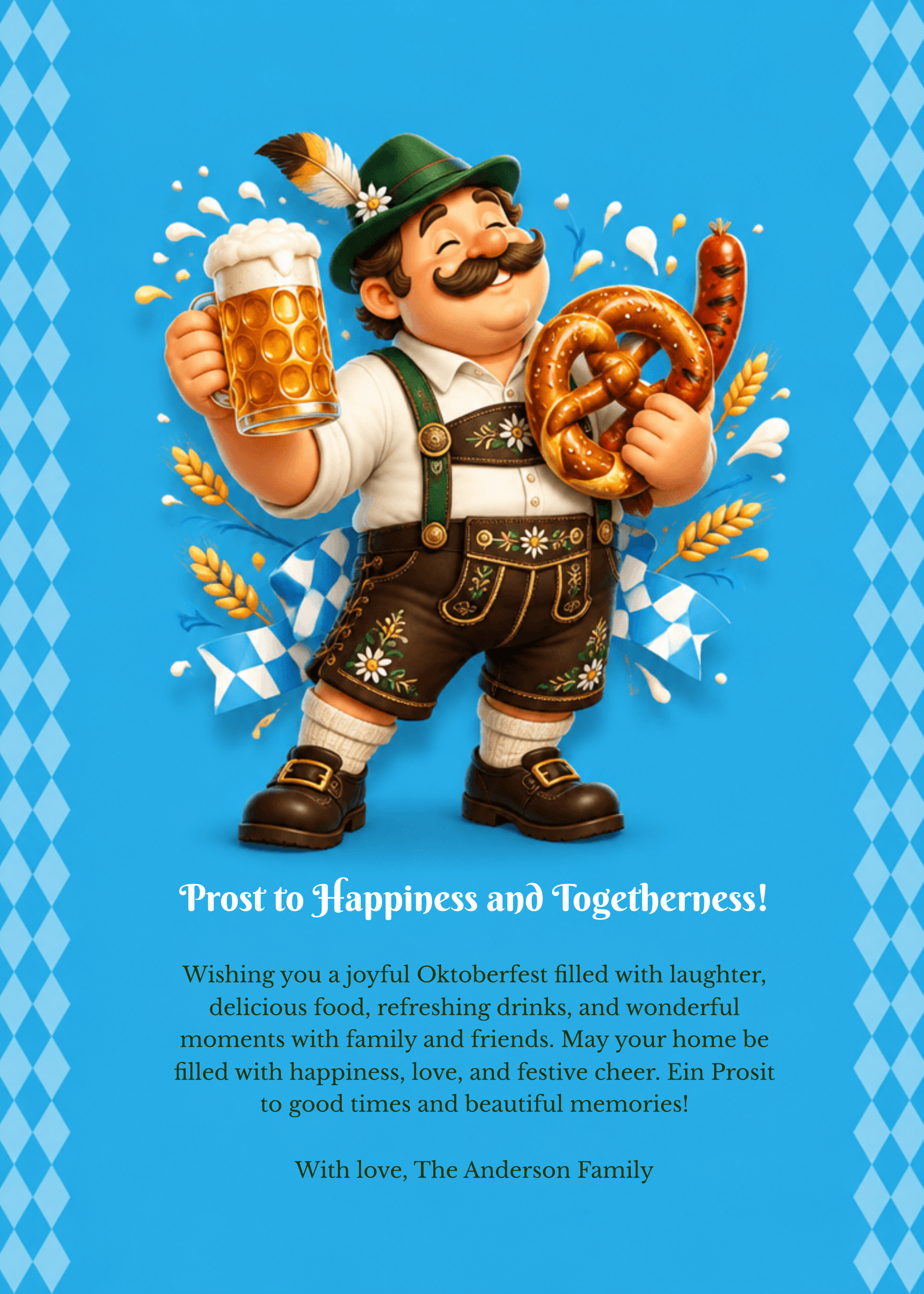 Oktoberfest Wishes Template Oktoberfest Wishes Template to Edit Online