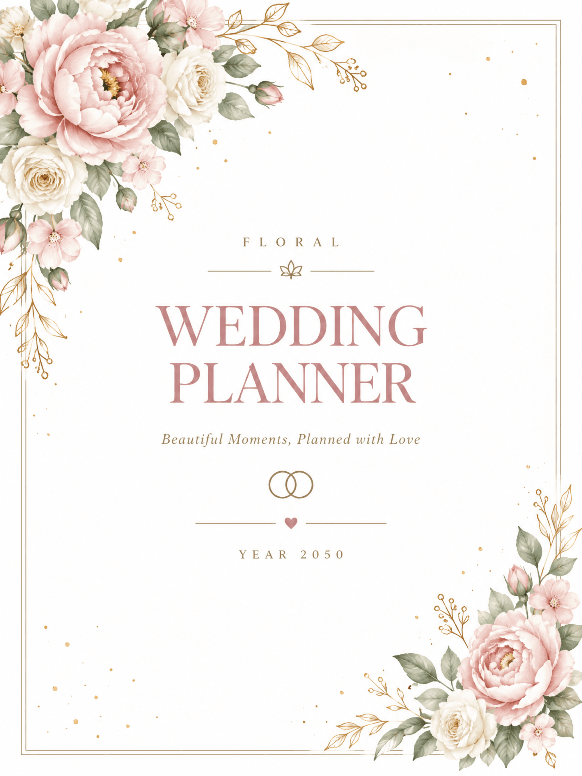 Free Floral Wedding Planner Template to Edit Online Free Floral Wedding Planner Template to Edit Online