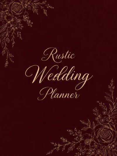 Free Rustic Wedding Planner Template to Edit Online