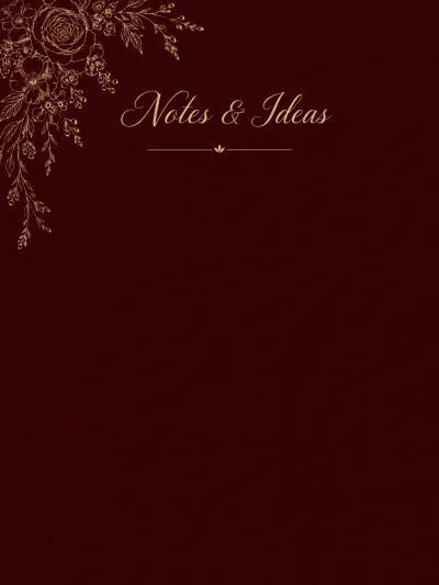 Free Rustic Wedding Planner Template to Edit Online