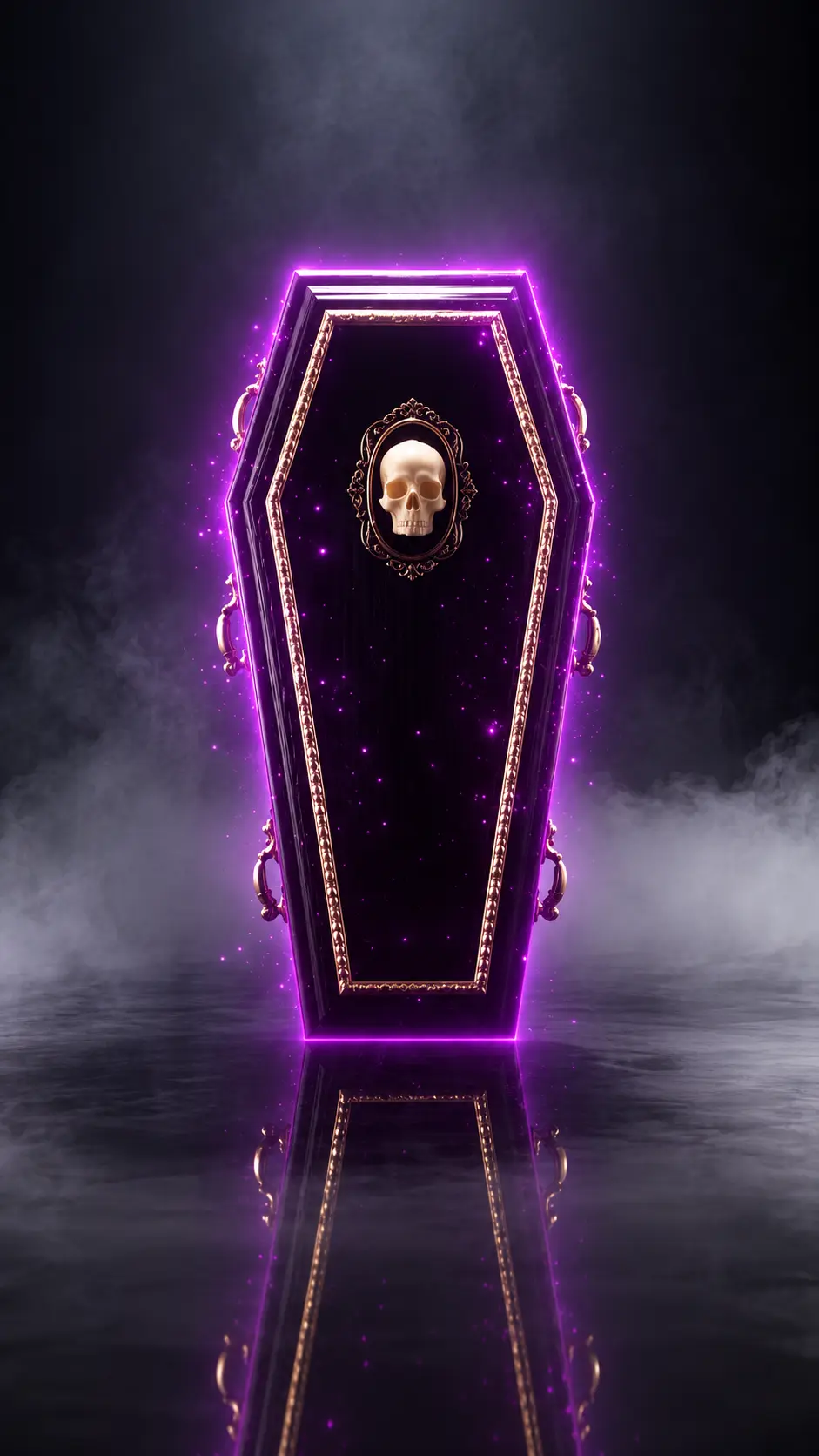 Halloween Coffin Reveal AI Video Template to Edit Online