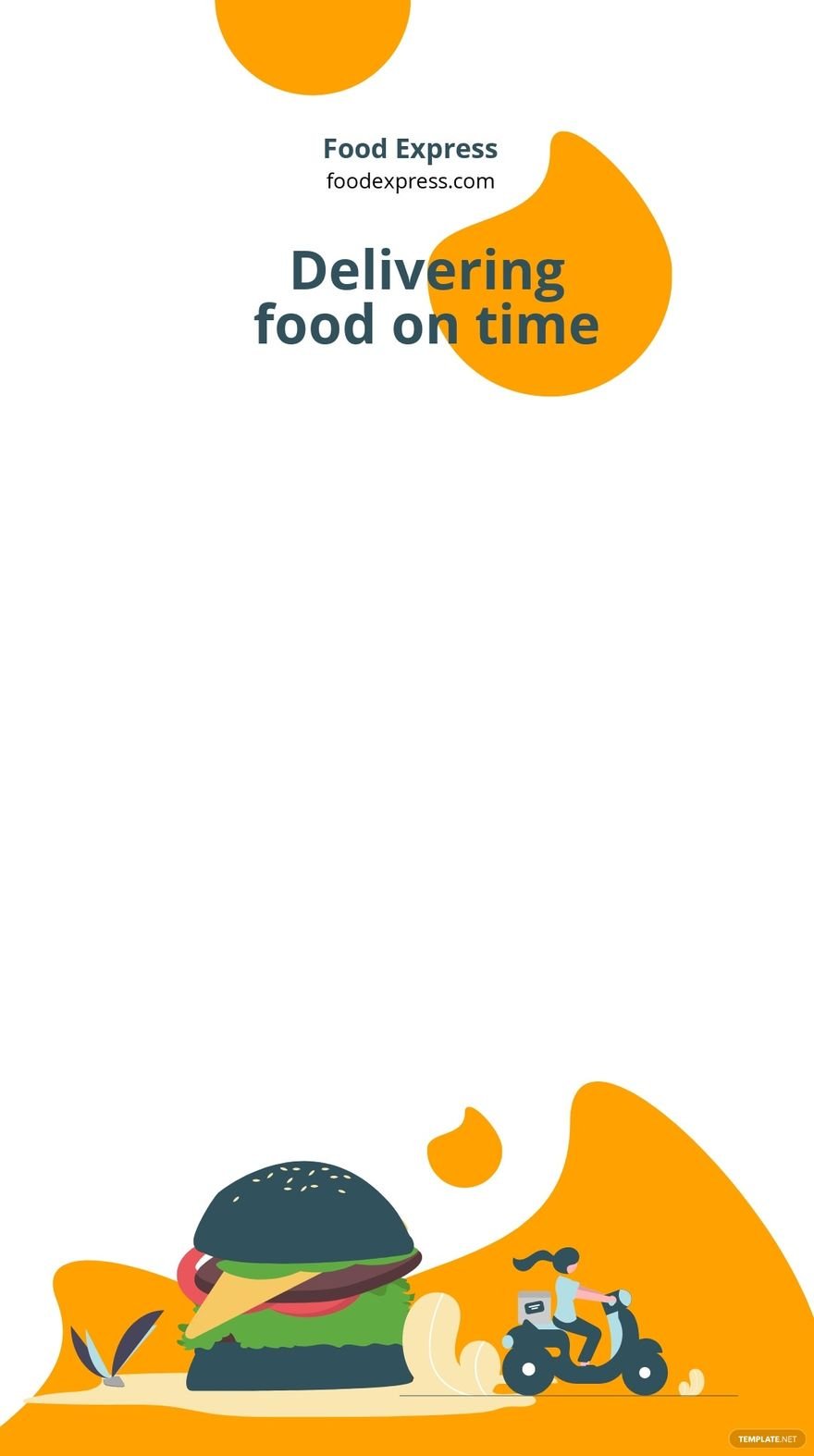 Free Food Delivery Snapchat Geofilter Template