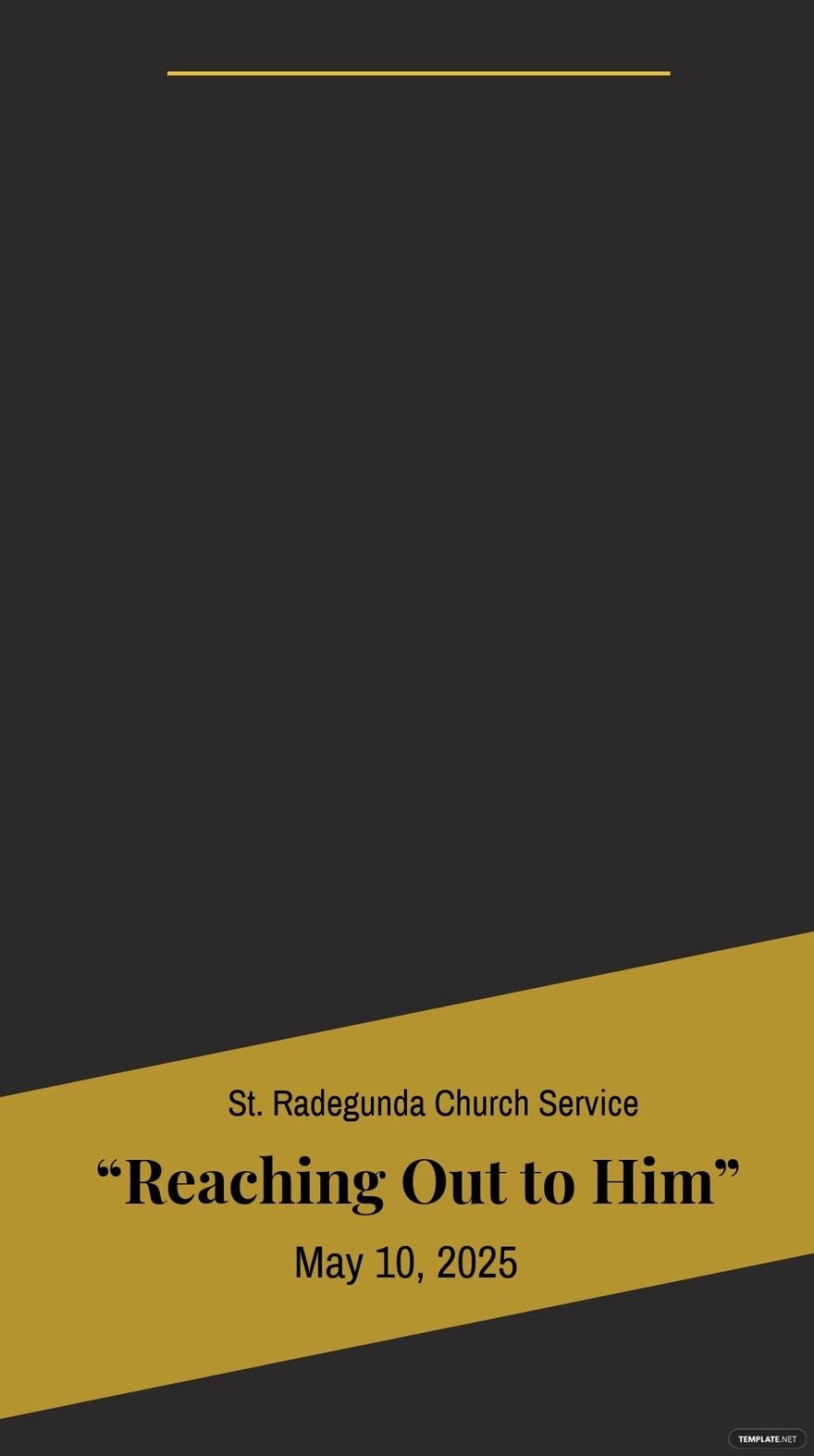 Church Service Snapchat Geofilter Template