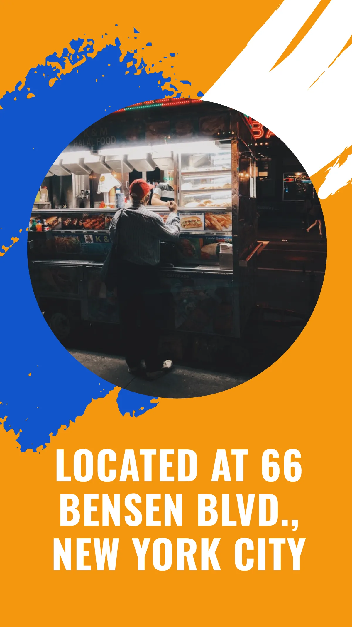 Free Food Stall Instagram Story Template to Edit Online