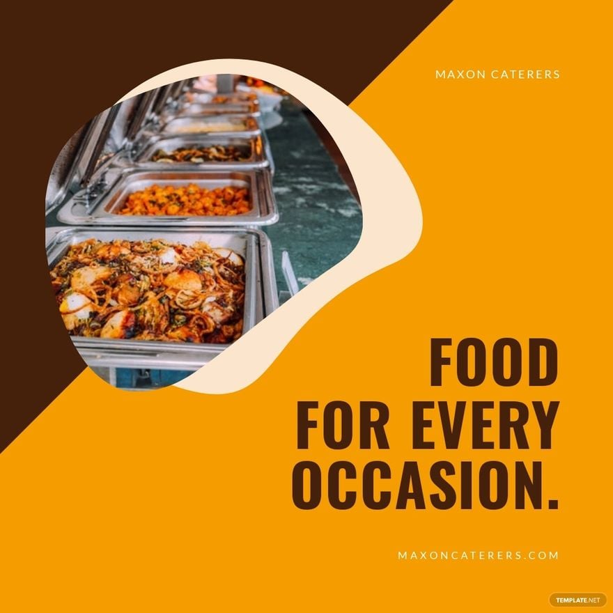 Food Catering Instagram Post Template