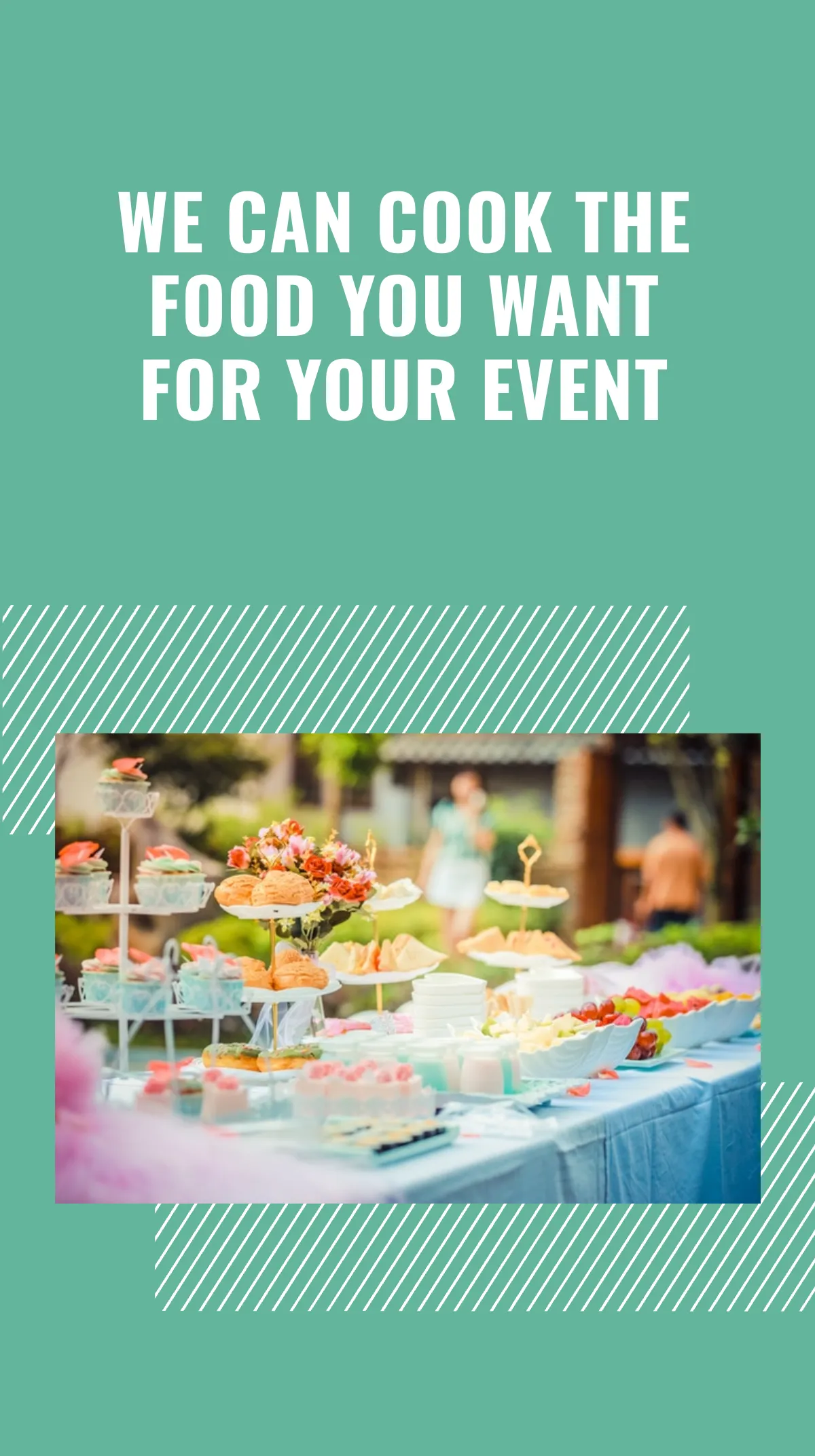 Free Food Catering Instagram Story Template to Edit Online