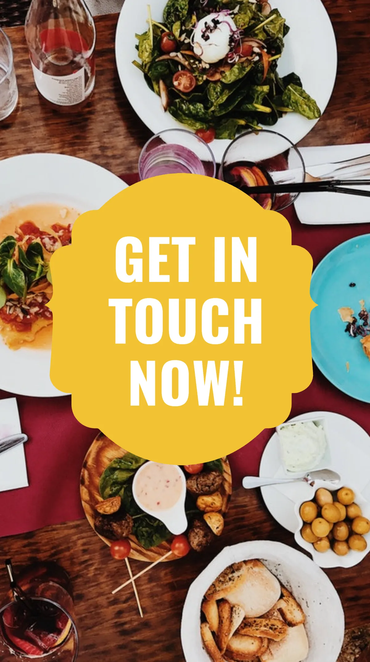 Free Food Catering Instagram Story Template to Edit Online