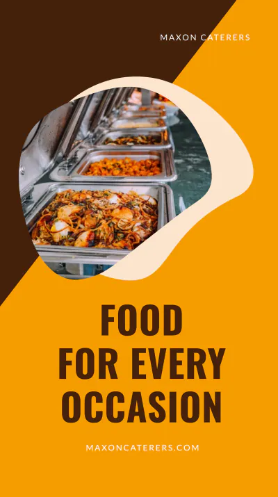Free Food Catering Instagram Story Template to Edit Online
