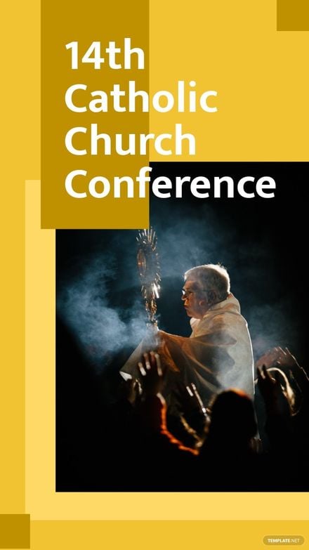 Church Conference Whatsapp Story Template