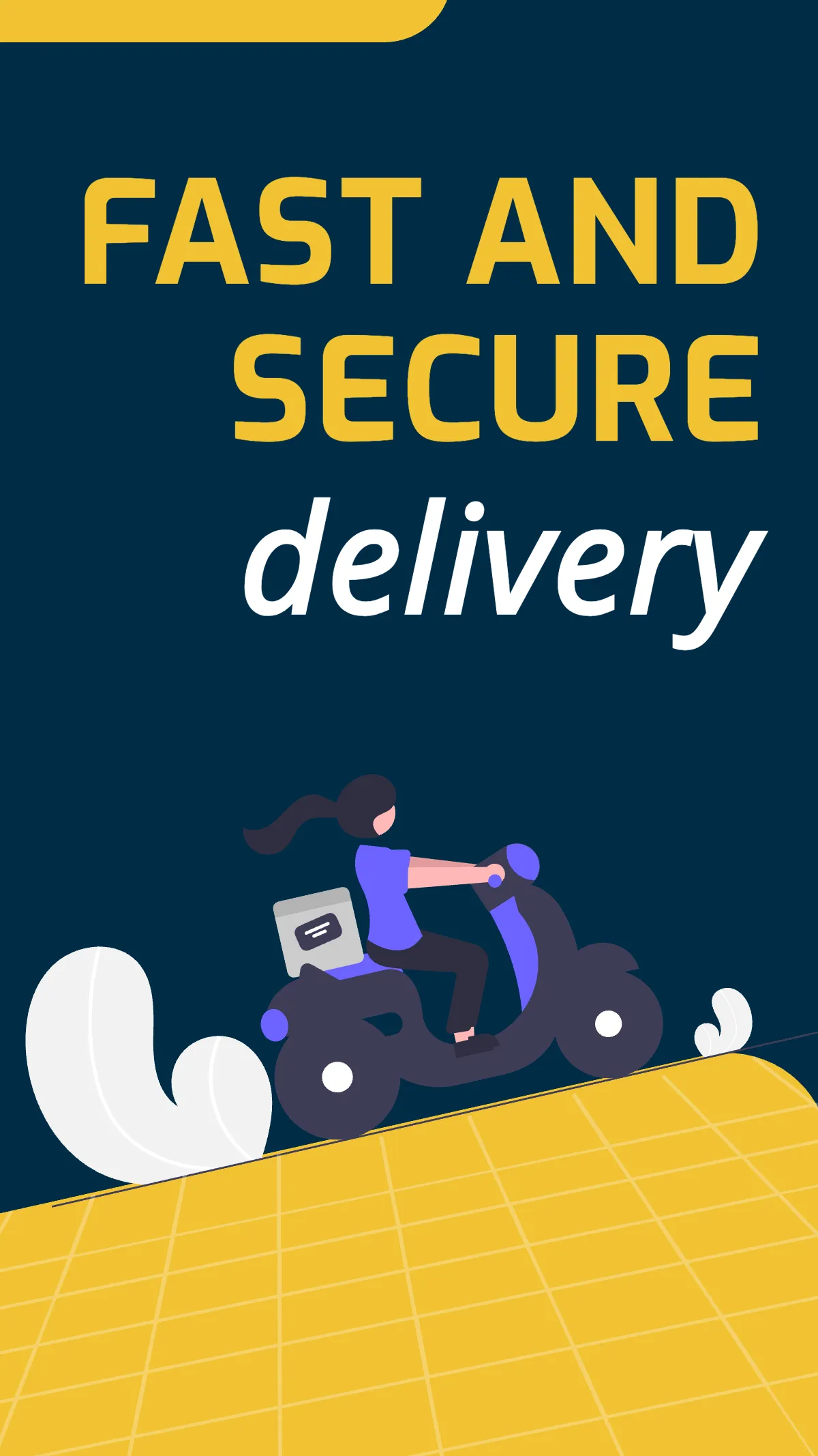 Free Delivery Service WhatsApp Story Template to Edit Online