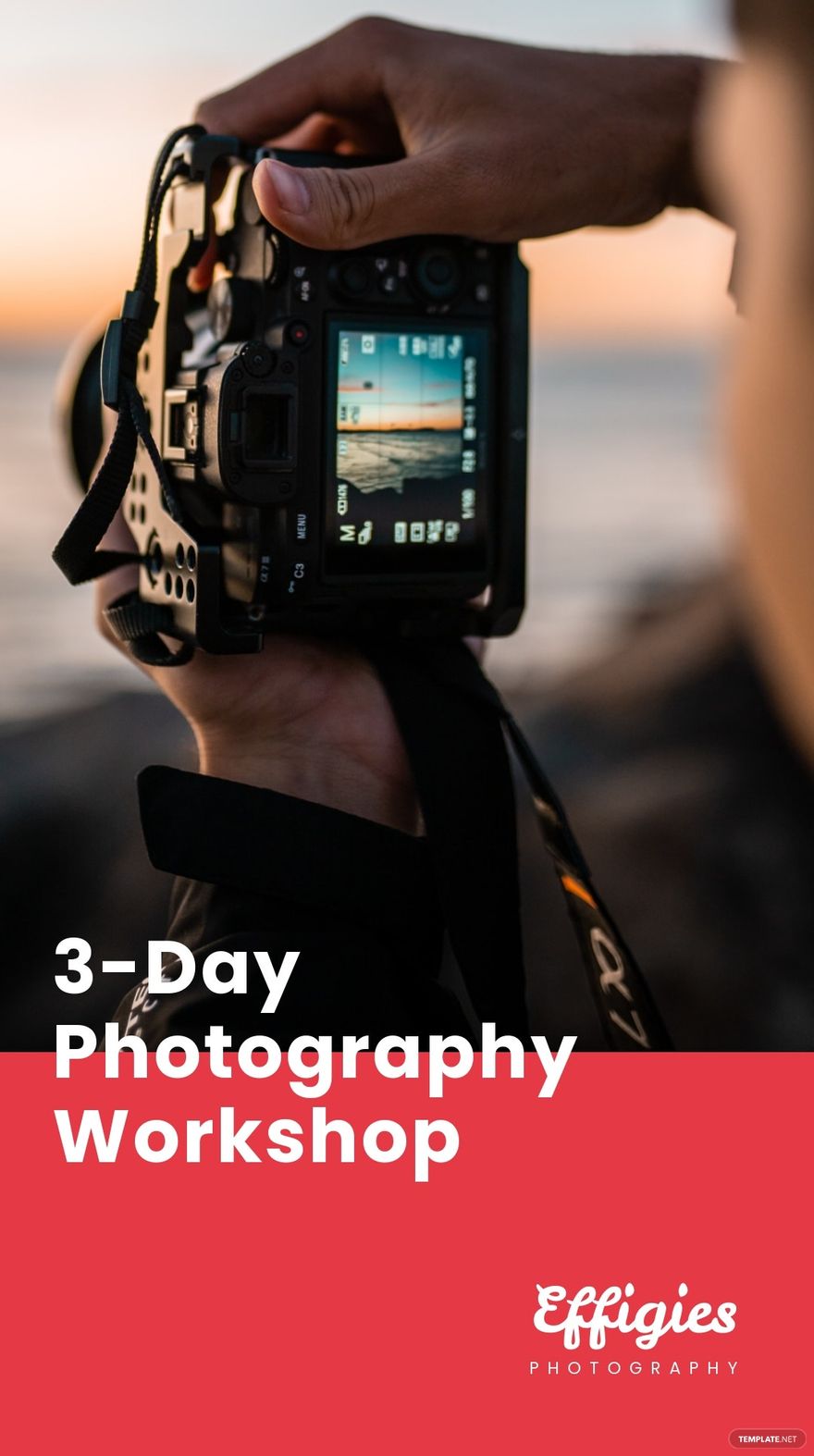 Photography Workshop Facebook Story Template