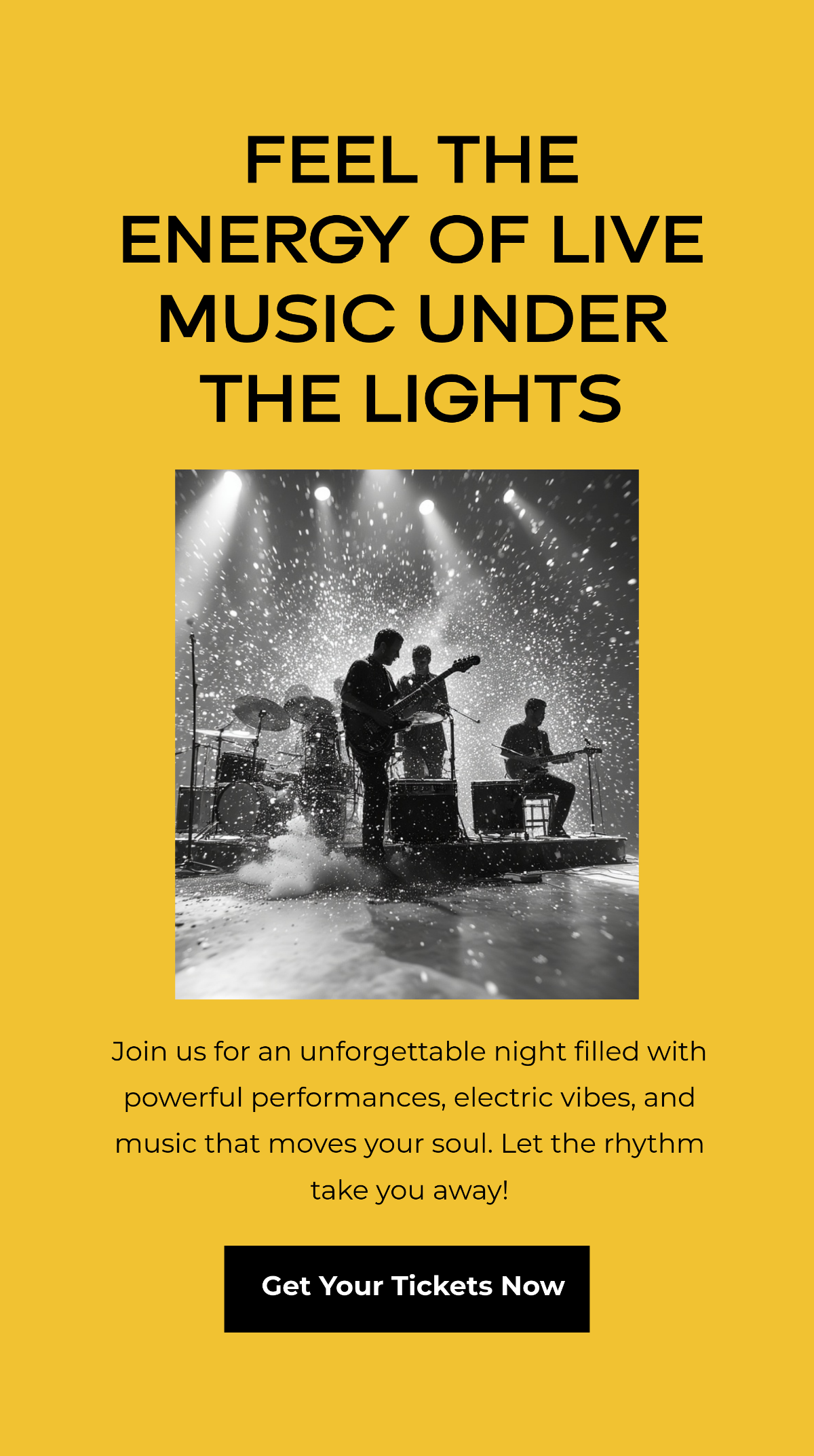 Free Music Concert Facebook Story Template to Edit Online