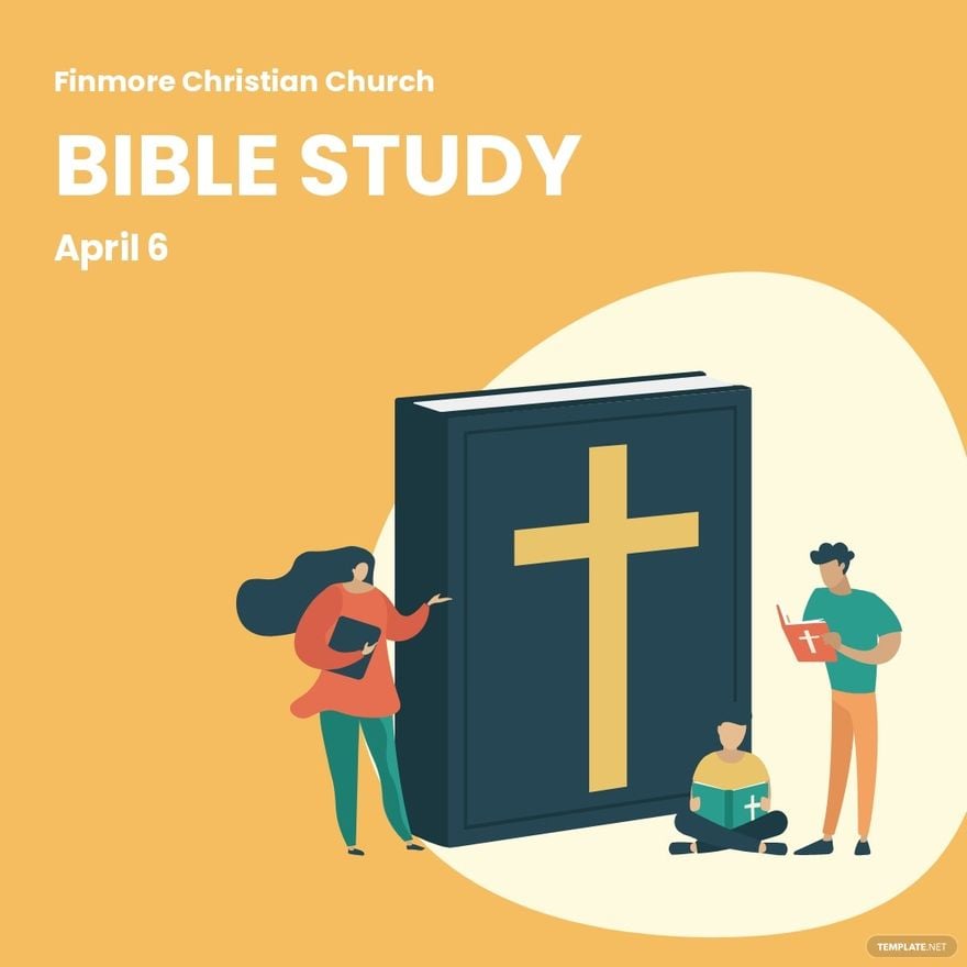 Bible Study Instagram Post Template