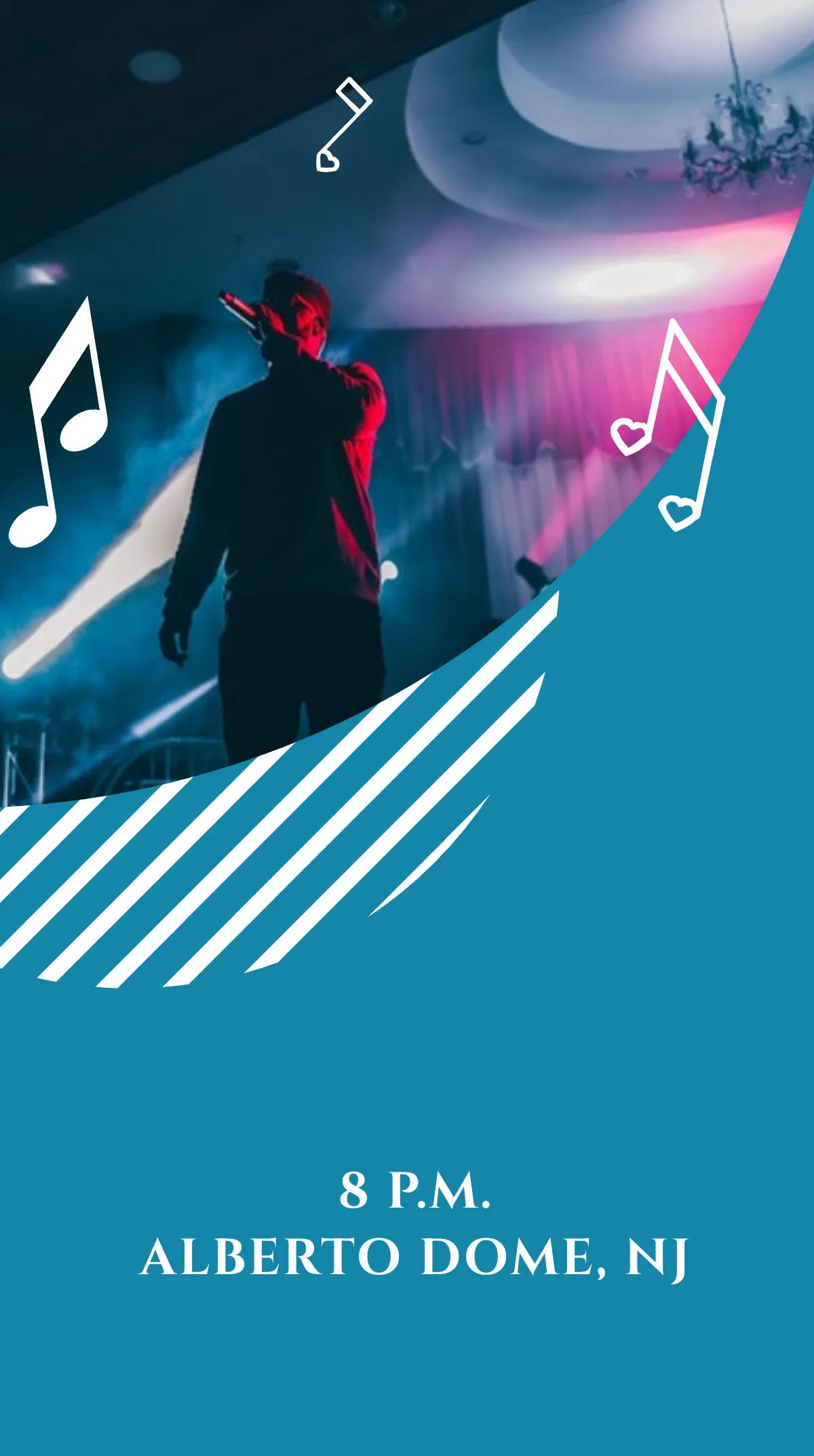 Free Church Concert Instagram Story Template to Edit Online