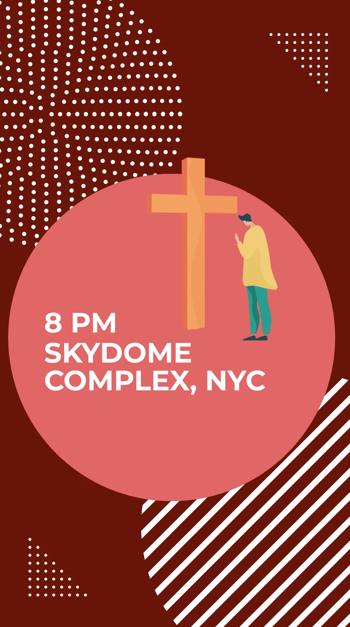 Free Church Revival Instagram Story Template to Edit Online