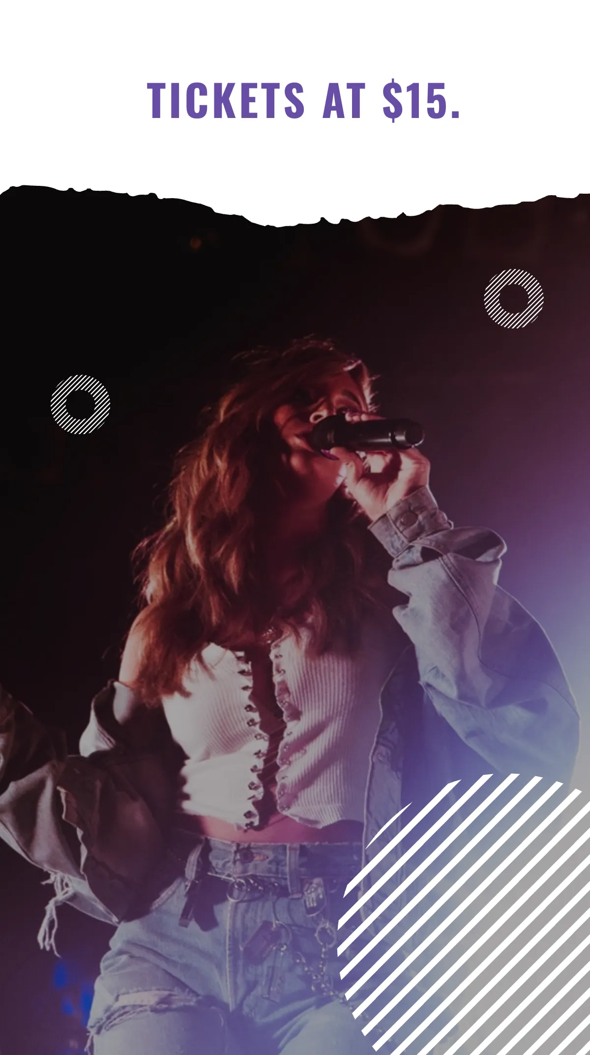 Free Concert Announcement Instagram Story Template to Edit Online