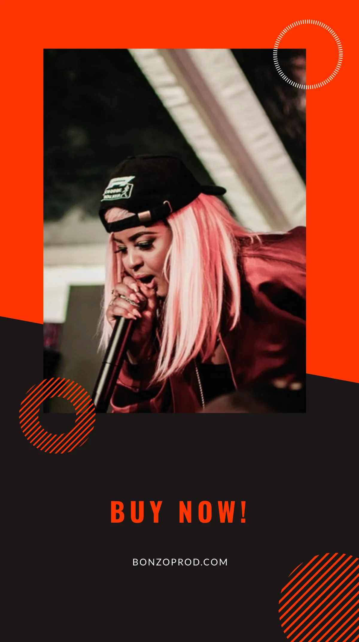 Free Concert Announcement Instagram Story Template to Edit Online