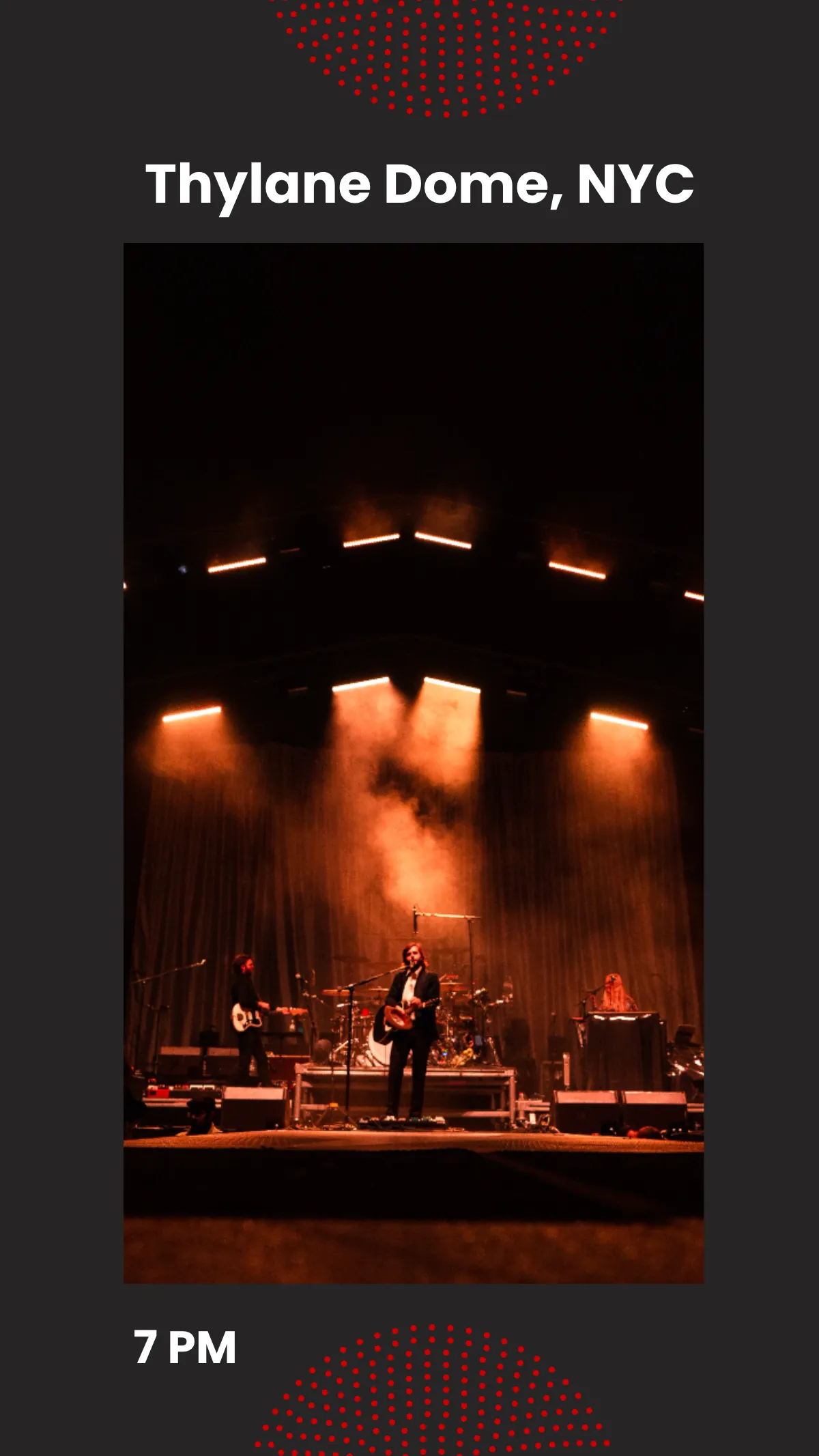 Free Band Concert Instagram Story Template to Edit Online