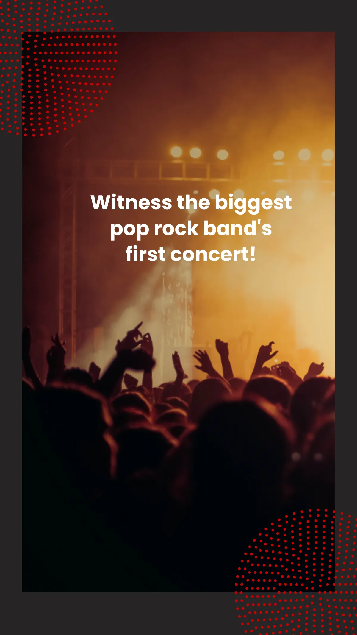 Free Band Concert Instagram Story Template to Edit Online
