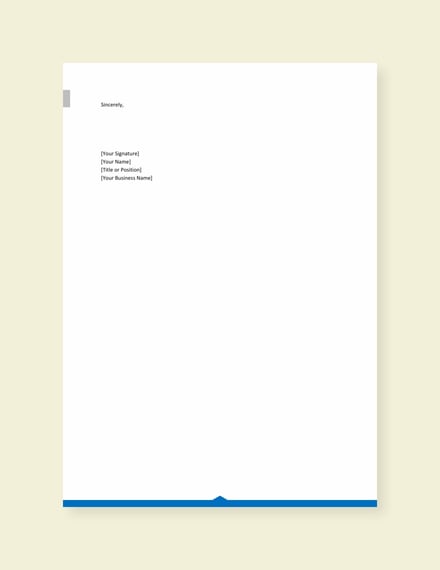 FREE Business Closure Letter to Customer Template - Word | Google Docs ...