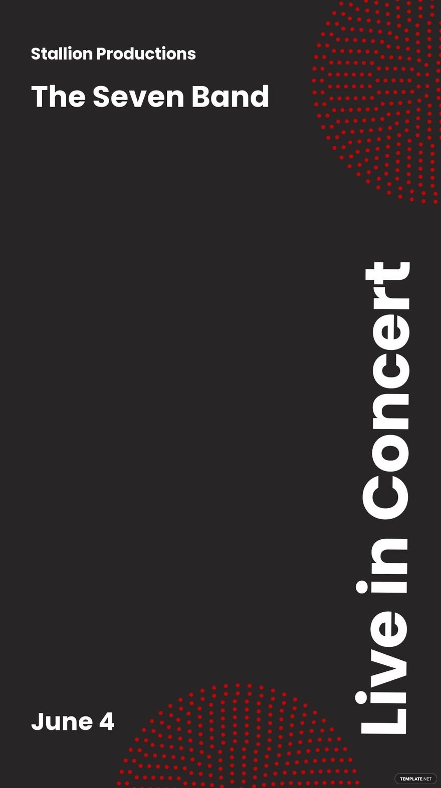 Band Concert Snapchat Geofilter Template