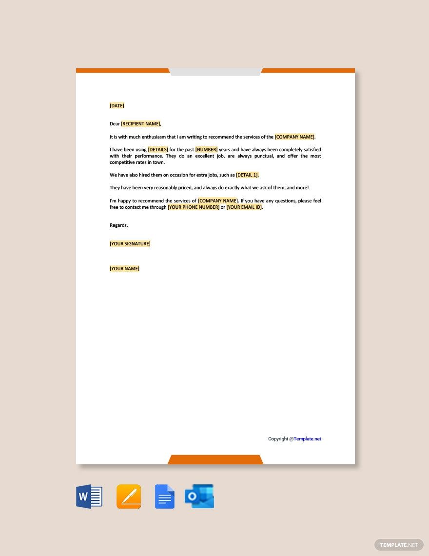 Endorsement Letter Sample For Product   Business Endorsement Letter 1 