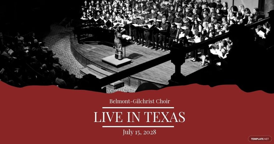 Choir Concert Facebook Post