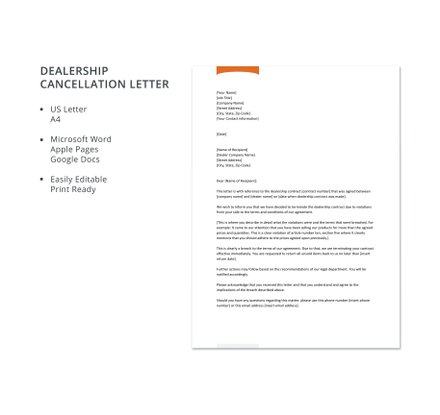 Free Cancellation of Appointment Letter Template in Microsoft Word ...