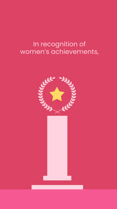 Free Happy International women's day Instagram Story Template to Edit Online