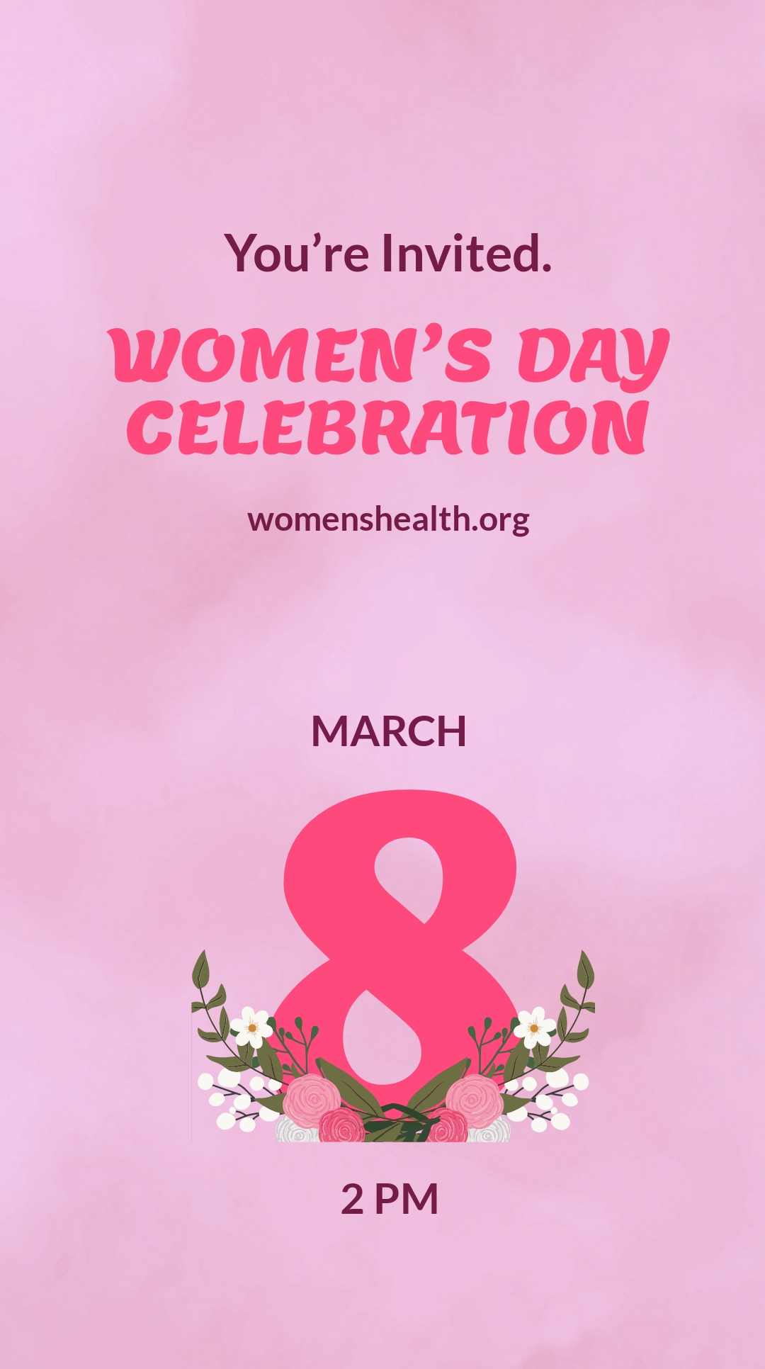 FREE Women s Day Quote Instagram Story Template Template