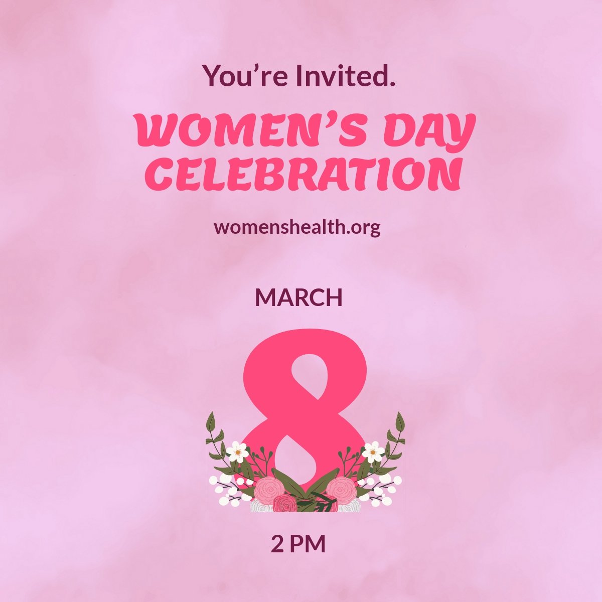 Women's Day Event Linkedin Post Template