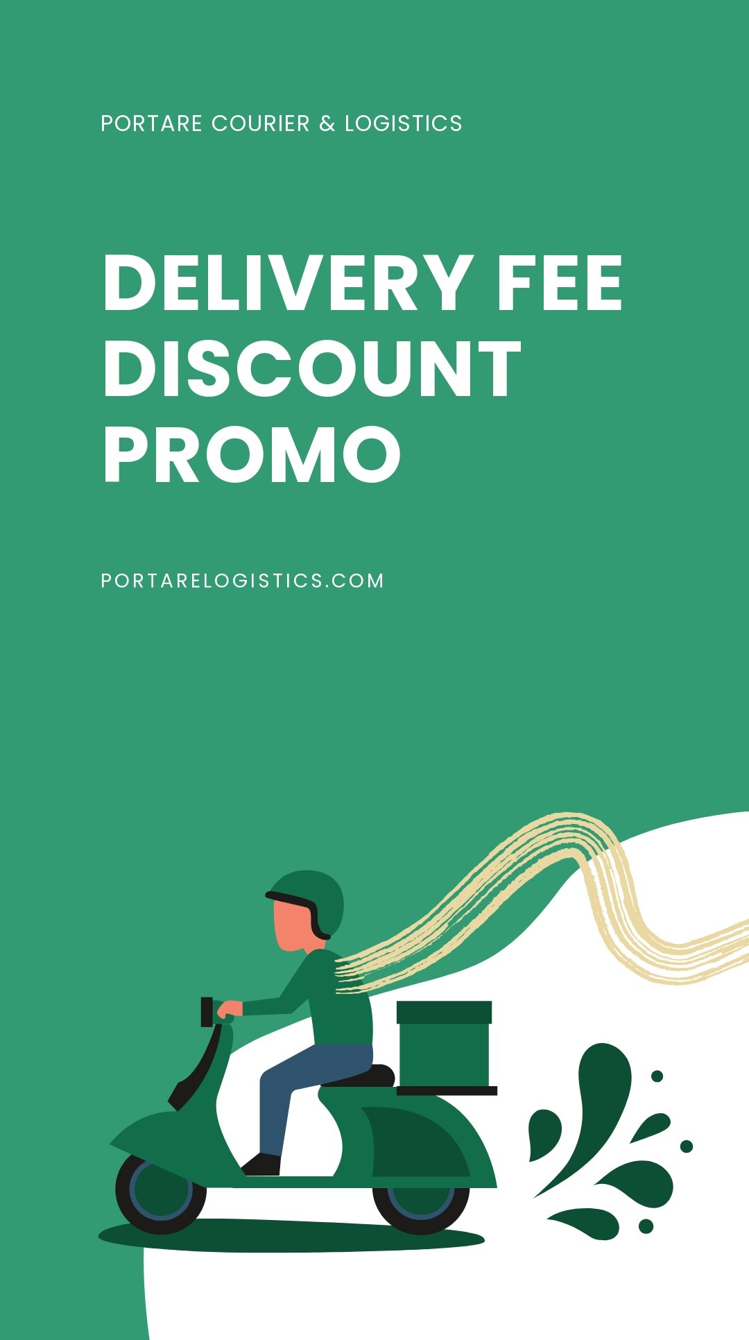 Delivery Promo Whatsapp Post Template