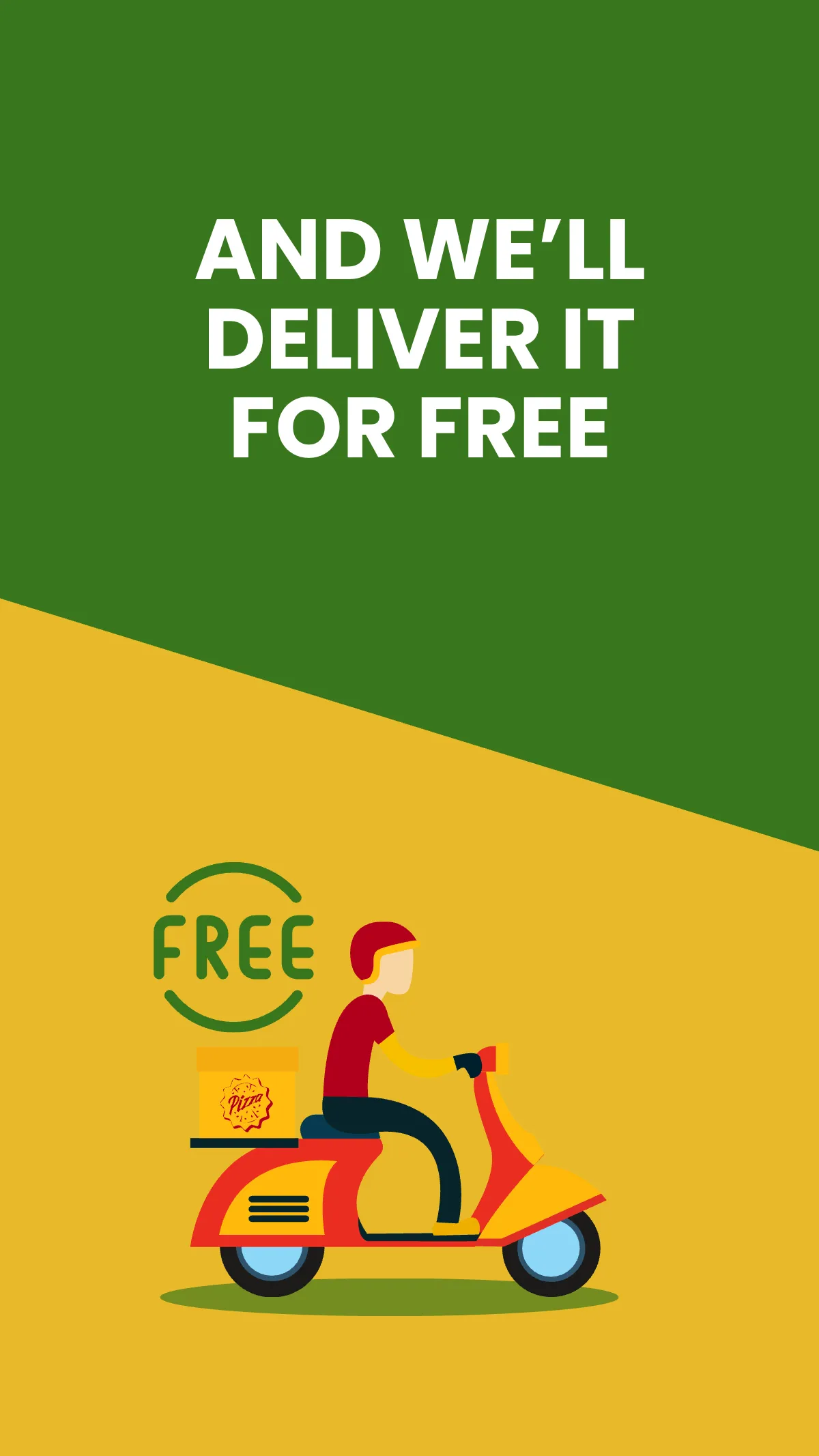 Free Pizza Delivery Instagram Story Template to Edit Online