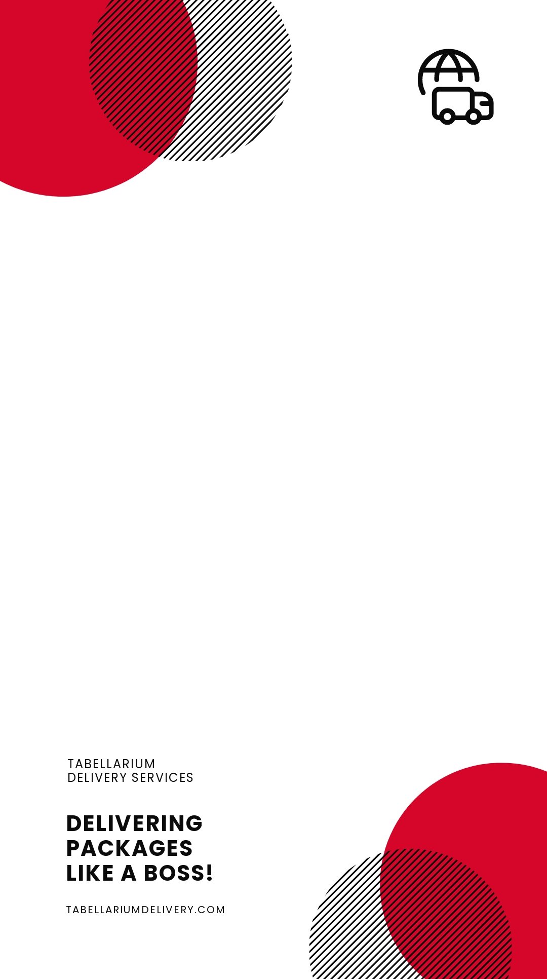 Home Delivery Snapchat Geofilter Template