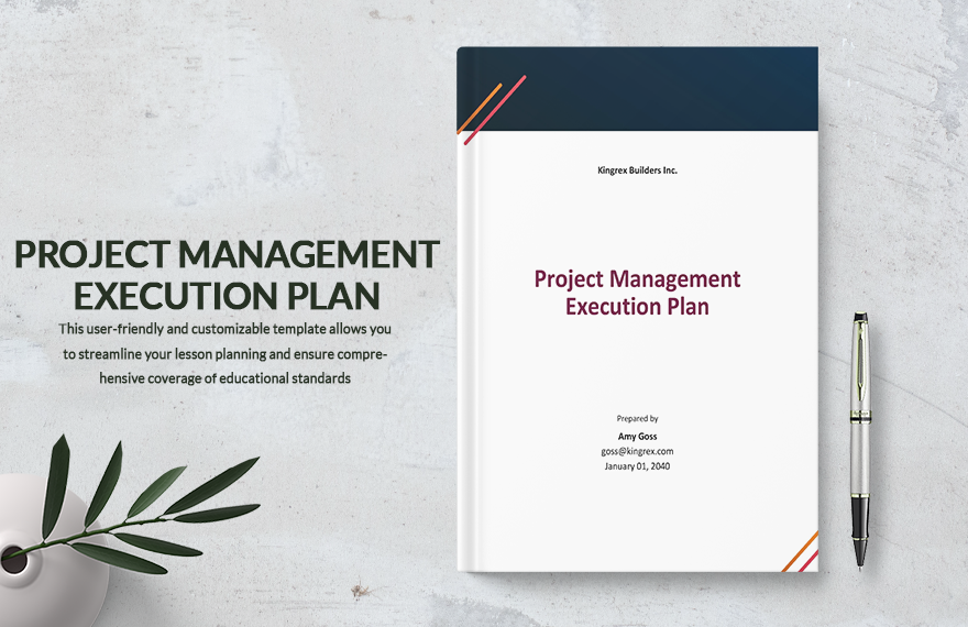 Project Management Execution Plan Template in Word, Google Docs, PDF, Apple Pages