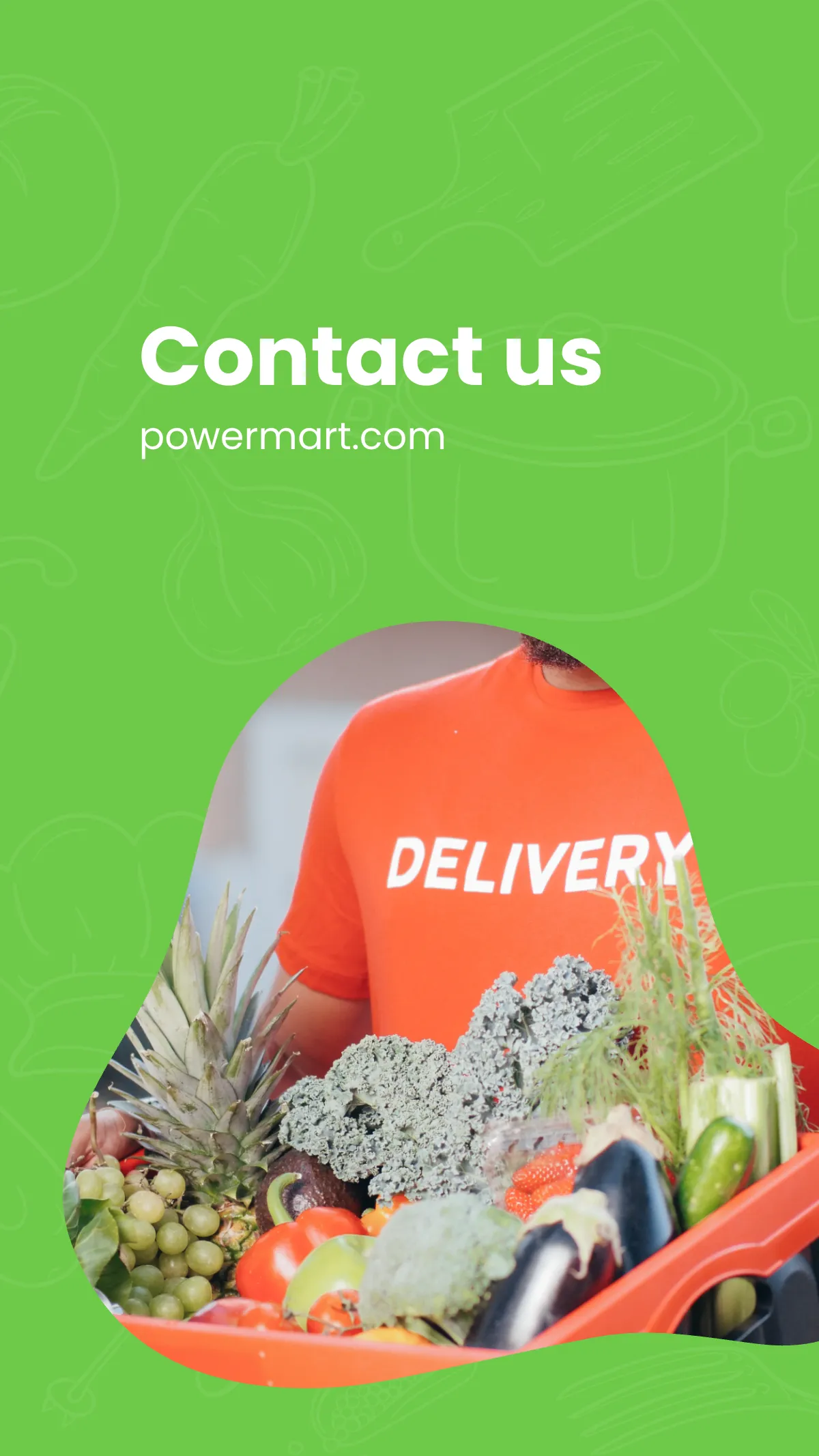 Free Grocery Delivery Instagram Story Template to Edit Online