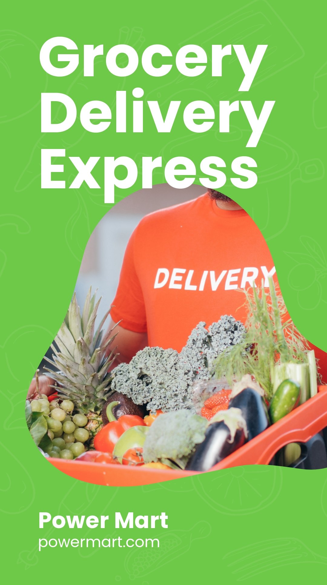 Grocery Delivery Instagram Story Template