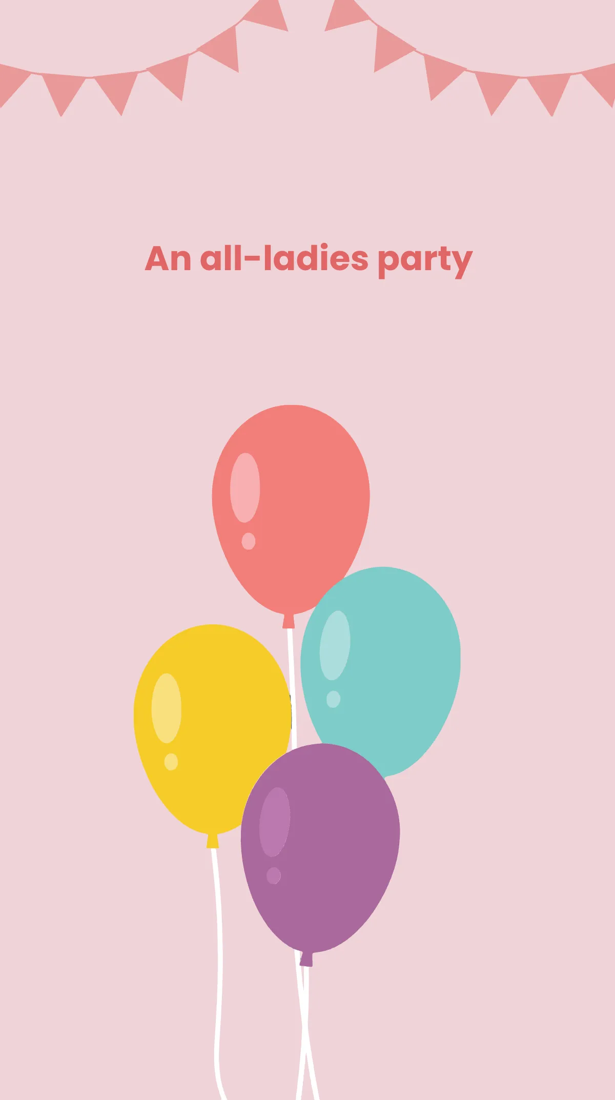 Free Women's Day Party Instagram Story Template to Edit Online
